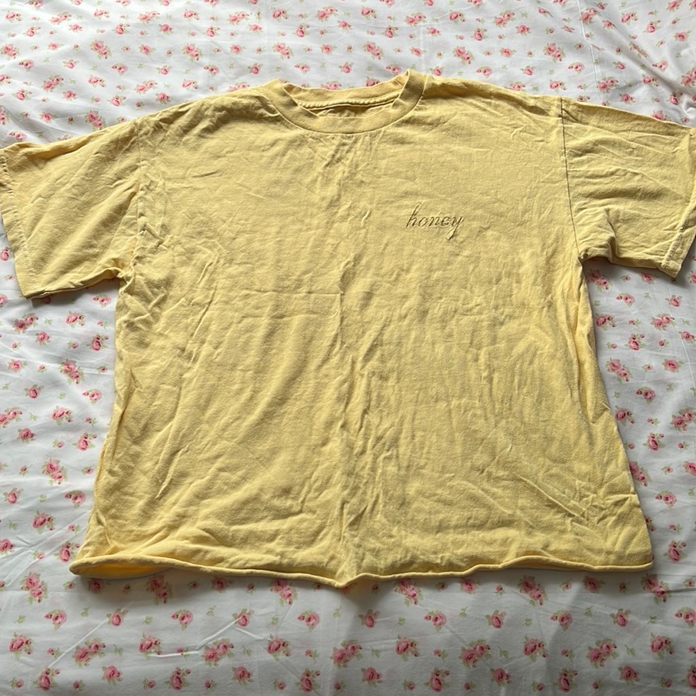 Yellow Boxy Tee